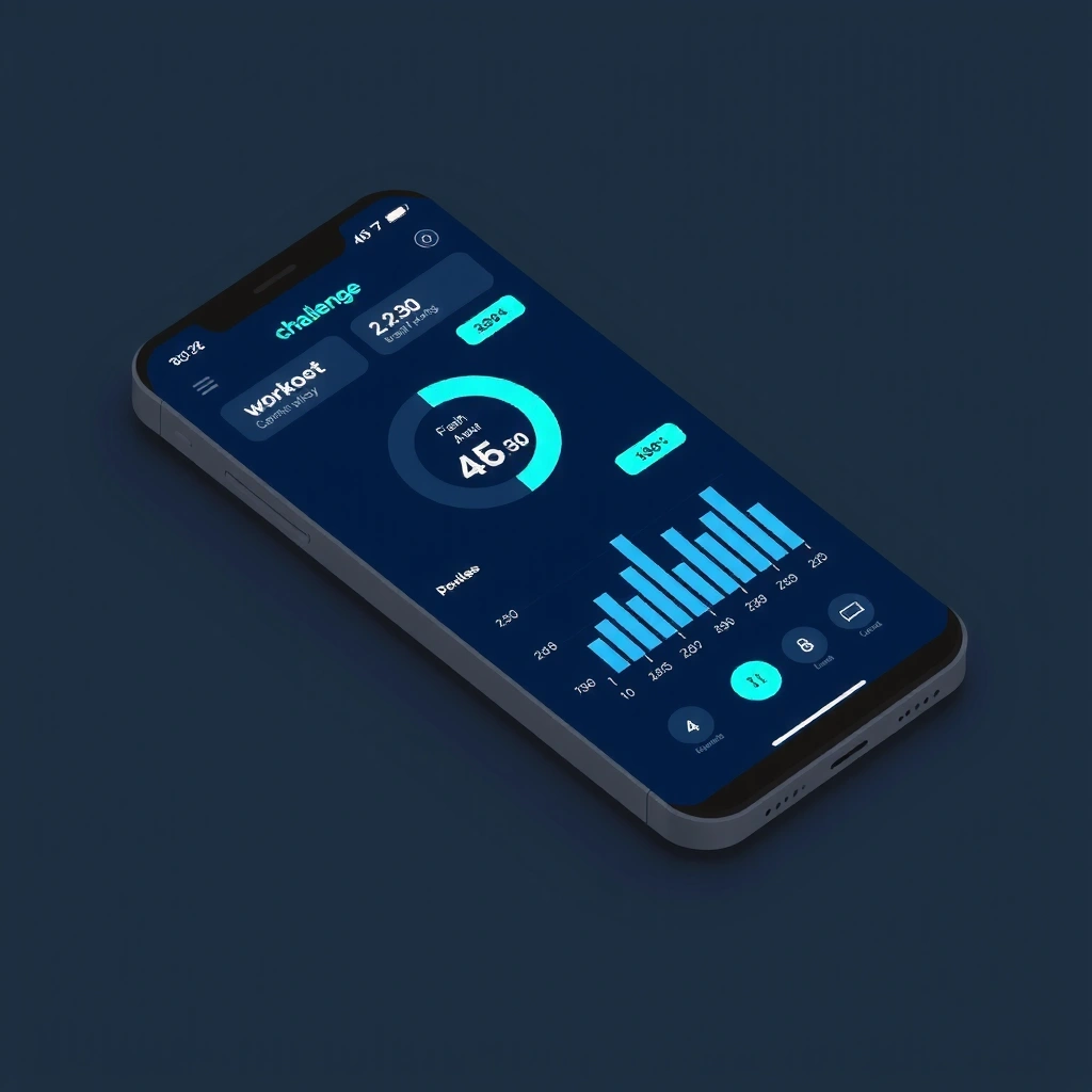 Fitness Challenge interface